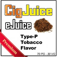 CigJuice -- Type-P Tobacco | 30 ml Bottles
